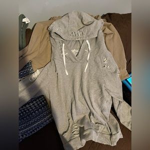 Chelsea Deboer distress hoodie